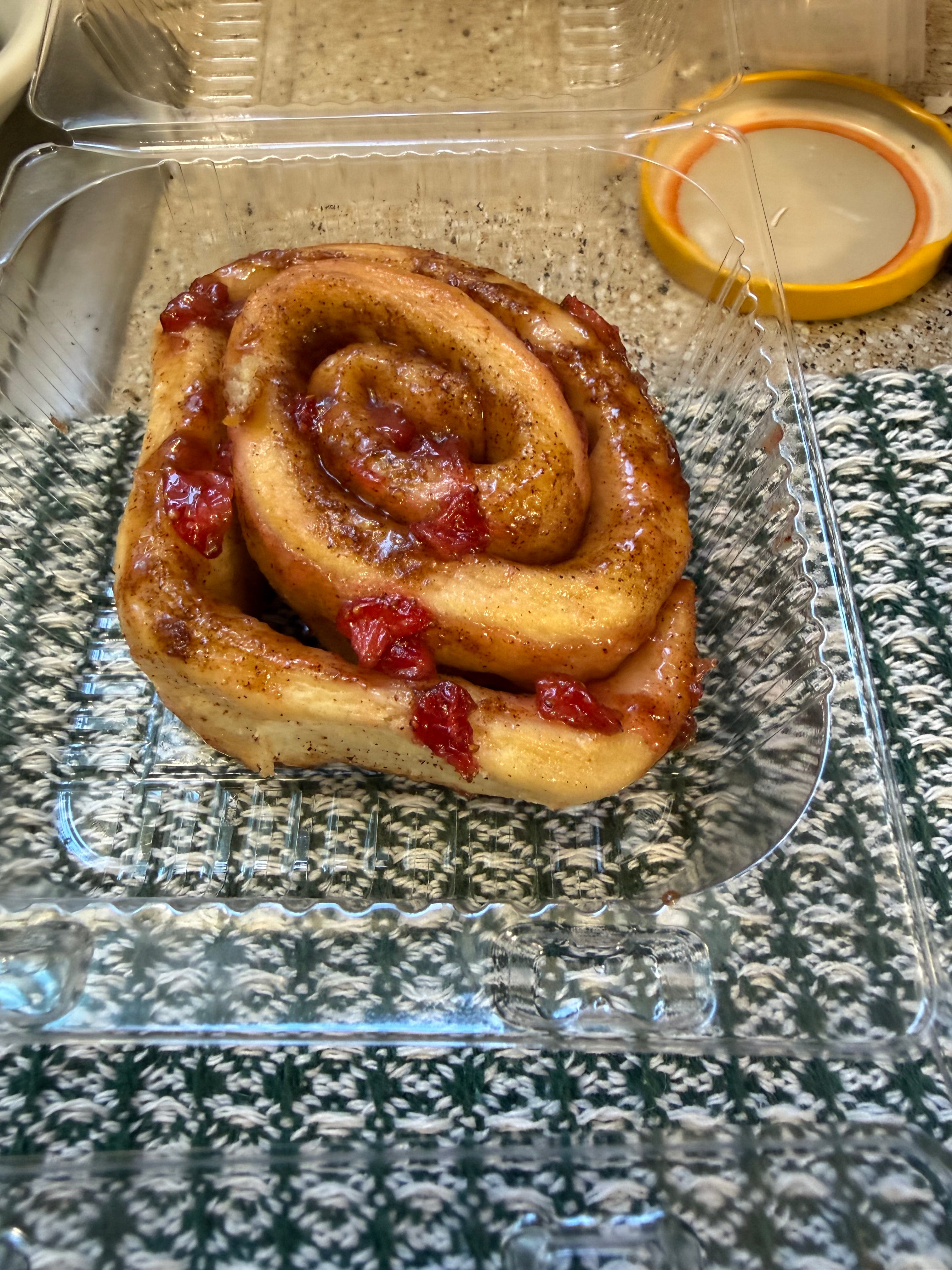 Strawberry Sourdough Cinnamon Rolls
