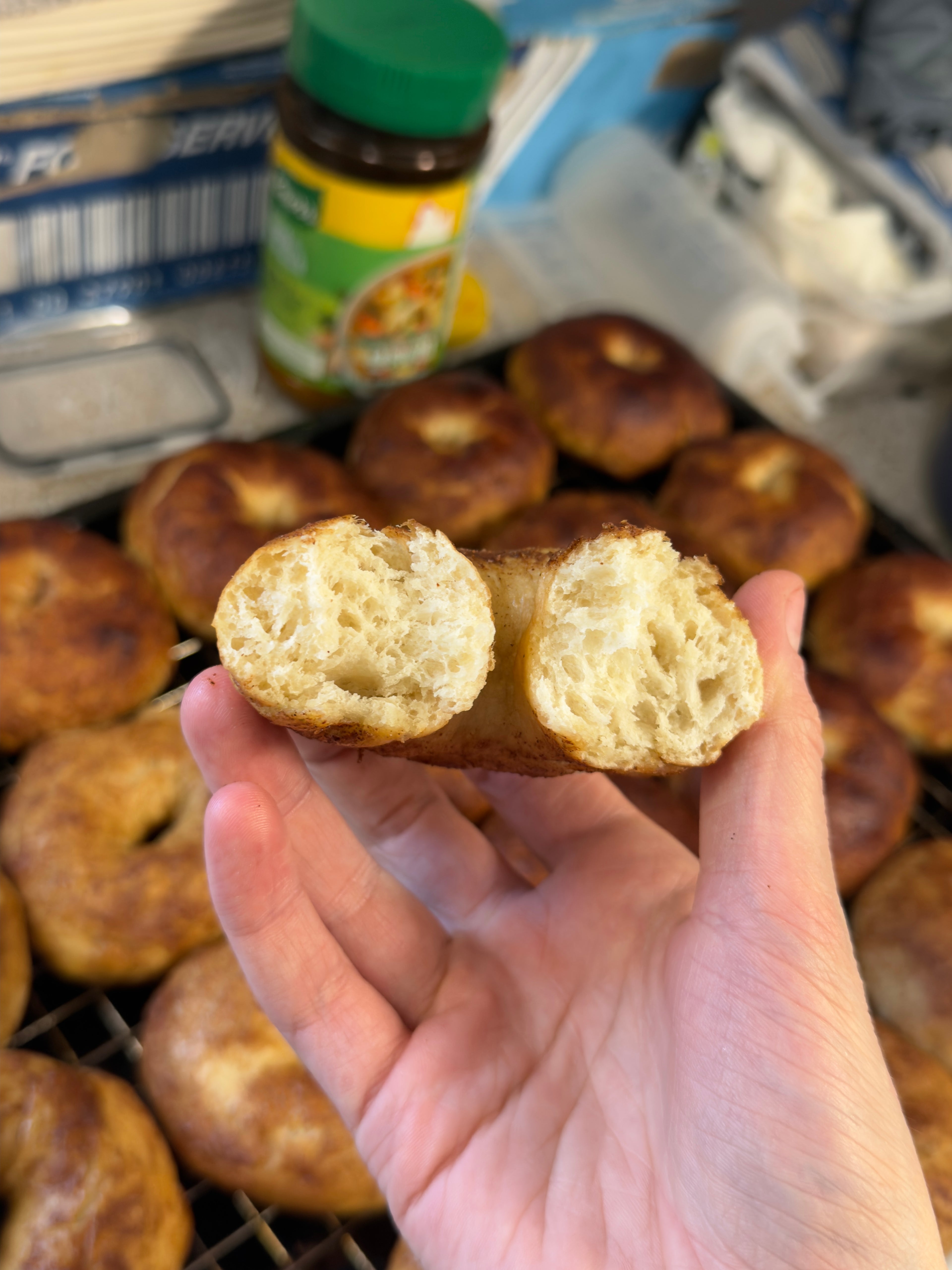 Brown Sugar Cinnamon Sourdough Bagels